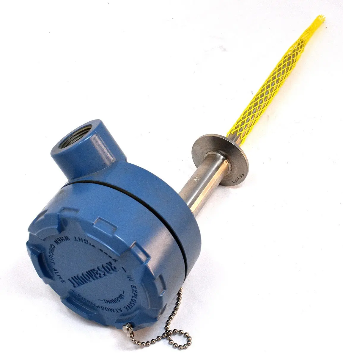 ROSEMOUNT Platinum Sensor RTD with 8in Thermowell, 0068QP11U080L150 Mechanical Hardware Component