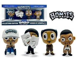 Homies Figures 4.5″ Big Headz Series 5 4-Pack Collector’s Edition