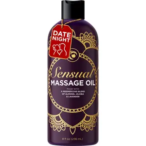 Sensual Massage Oil - Calming Lavender & Jojoba Body Oil - Maple Holistics - Relaxation & Self-Care | Moisturizing Skincare for Home Spa & Professional Use | Nourishing Aromatherapy for All Skin Types | Hydrating & Soothing Body Oil Vegan Intimate Oil