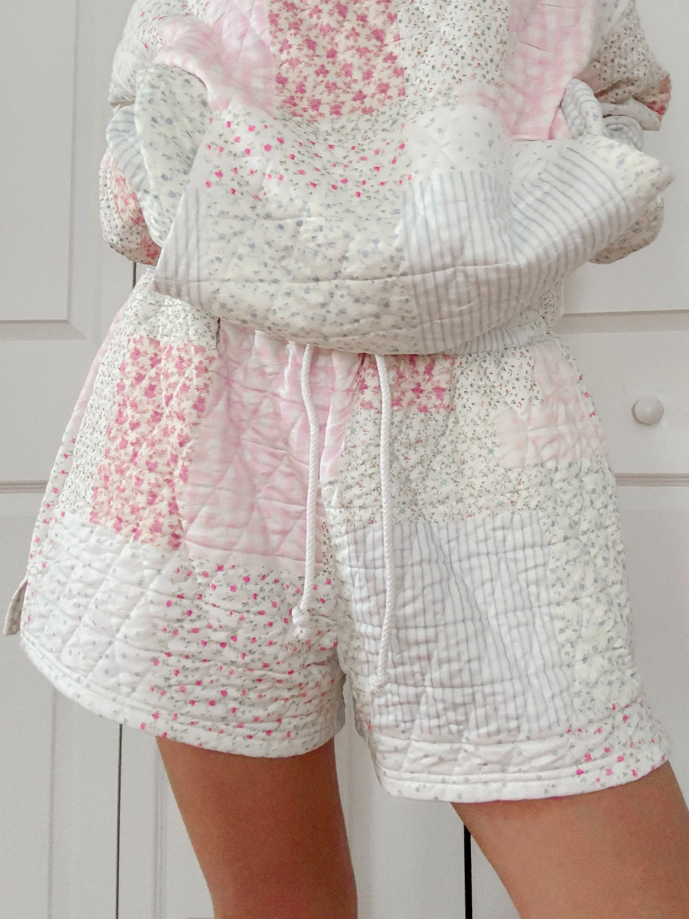 Quilted Pastel Shorts Quilted Pastel Shorts