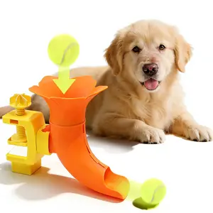 Dog Ball Launcher – Indoor Interactive Tennis Ball Thrower for Self-Play Training