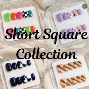 Press On Nails Short Square Collection
