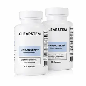 2xx Clearstem Hormonal Acne Supplement DIM B5 Turmeric for Clear Skin Hormone Balance 90 Capsules by Clearstem Healthcare Fitness Edible Dietary Natural Beauty goli multivitamin