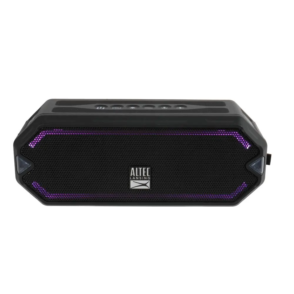 Altec Lansing HydraJolt Portable Bluetooth Speaker - Audio Device for Bike Use, Compatible with Smartphone, USB-Enabled
