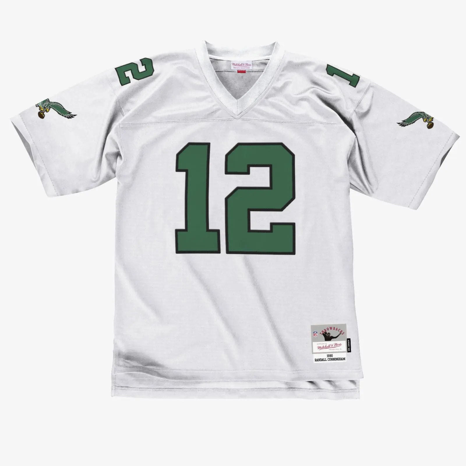 Randall Cunningham Philadelphia Eagles 1990 White Legacy Player Jersey