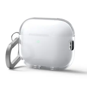elago Clear Case Compatible with AirPods Pro 3, Carabiner Included