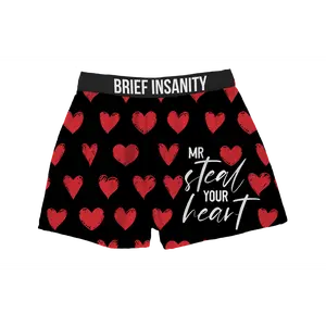 "Mr. Steal Your Heart" Breathable Boxer Shorts Underwear S-XXL