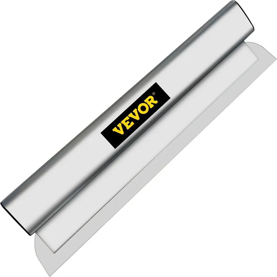 【Summerfinds】 24-Inch Skimming Blade, European Stainless Steel Smoothing Tool with Aluminum Blade Profile, Knockdown Spatula for Gyprock/Drywall/Wall-Board Usedealsforyoudays