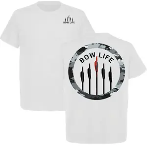 Bow Life Archery Arrows TShirt, Camo Target Bowhunting Graphic Tee, Outdoor Hunting Season Apparel, Bow Hunter Lifestyle TShirt, Hunter Lovers Shirt