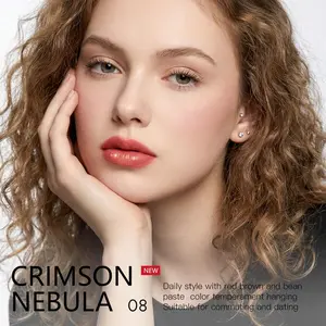 Shimmering Crystal Rhinestone Velvet Lip Gloss — Transfer-Proof, Long-Wearing, Sparkling, Moisturizing