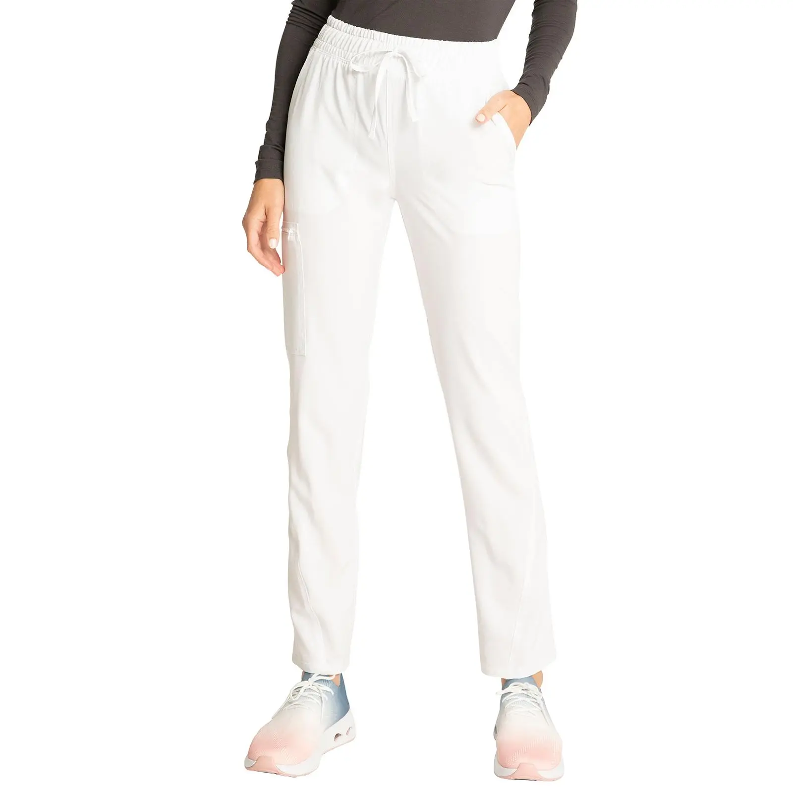 Cherokee Allura Tall Mid Rise Tapered Leg Drawstring Scrub Pants