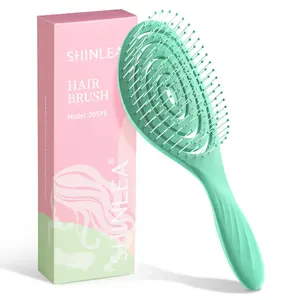 Detangle Hair Brush, Detangling Wet & Dry Spiral Hairbrush for Women, Men, Kids, Glide Through Tangles For All Hair Types Haircare Heatless curly  comb dandruff comb