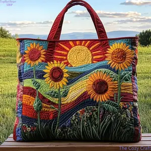 Women's Boho Chicken Print Canvas Tote Bag - Lightweight Large-Capacity Shopping Bag for Travel, Daily Use, Tote Bags