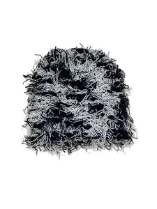 Autumn & Winter Warm Knitted Hat, Soft Comfortable Knitting Beanie Hat, Casual Outdoor Sports Monkey Fur Hat For Men & Women, Outdoor Hats
