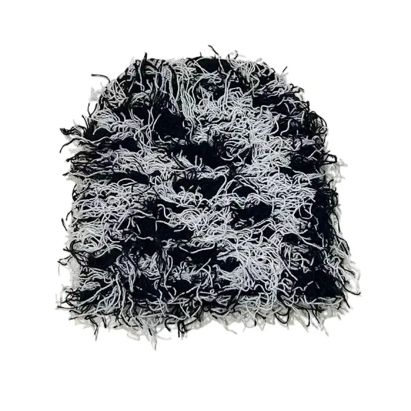 Autumn & Winter Warm Knitted Hat, Soft Comfortable Knitting Beanie Hat, Casual Outdoor Sports Monkey Fur Hat For Men & Women, Outdoor Hats, Beanies