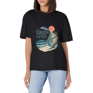 Women's Coastal Lines Shell Graphic T-Shirt