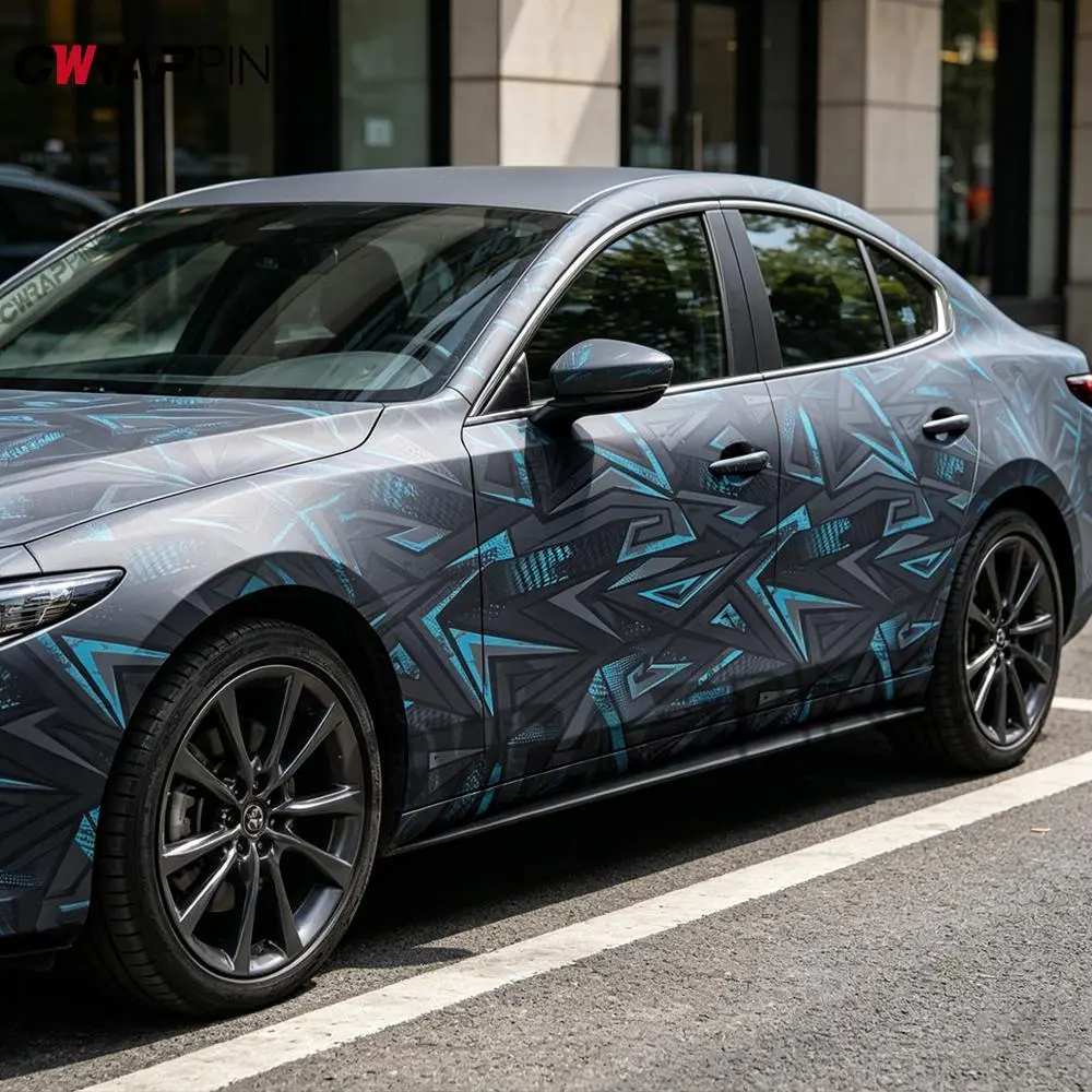 Waterproof Wrap Foil Car Adhesive Vinyl for Motorcycle Air-release Self-adhesive Film Wrapping Bubble Free Sticker Covering