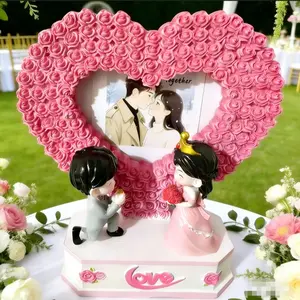 Romantic Couple Photo Frame, Home Decor, Wedding Party Decoration, Gift for Couples, Valentine's Day, Thanksgiving, Anniversary