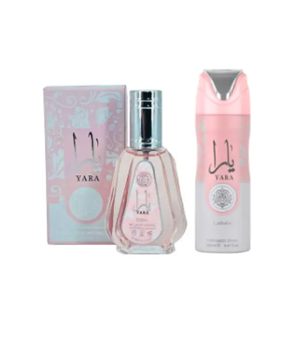 Yara 50ml perfume + Yara 200ml Deodorant spray