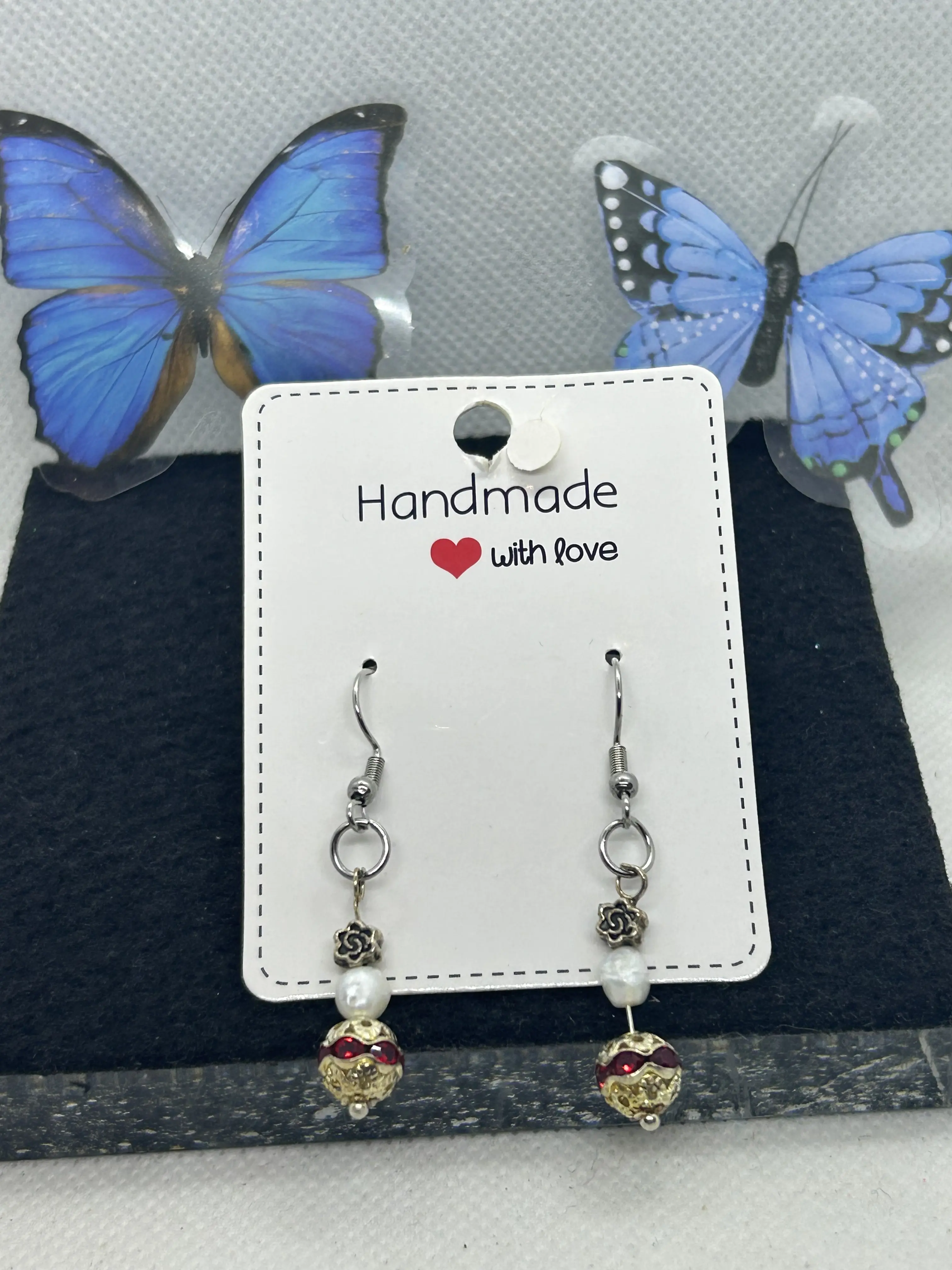 Fresh Water Pearl Beaded Earrings