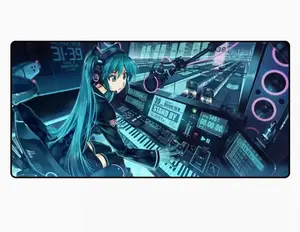 Cute Miku Mousepad – Large Kawaii Anime Gaming Pad