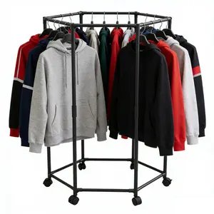 Space Saving Holder Clothes Rack with Wheels for Hanging Garments Ideal for Bedroom Laundry Room and Balcony Storage