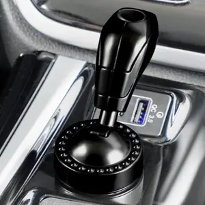Metal Start Button Lever Automotive Push Button Joystick Engine Decorative Start Stop Lever for Automobile Vehicle Car Women Men