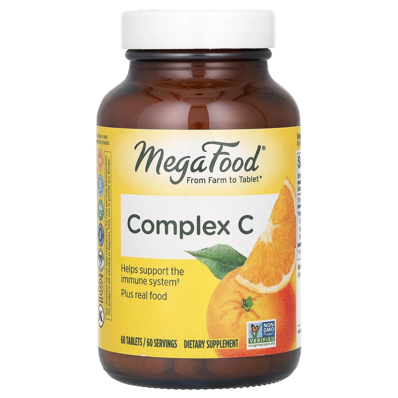 MegaFood Complex C, 60 Tablets