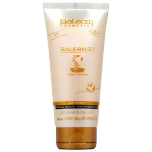 SALERM - 21 Jasmine and Amber - 200 ml - Leave-In Mask and Conditioner - with Silk Proteins - Anti-Frizz - Split Ends Repair - Smooth