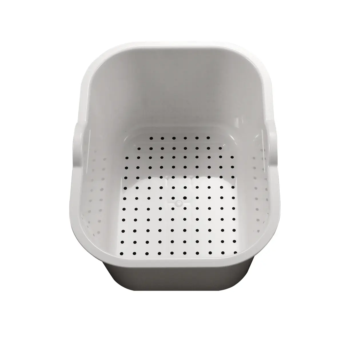 Houzer CL-1420 Plastic Colander - White Kitchen Utensils Sieve for Kitchen Use