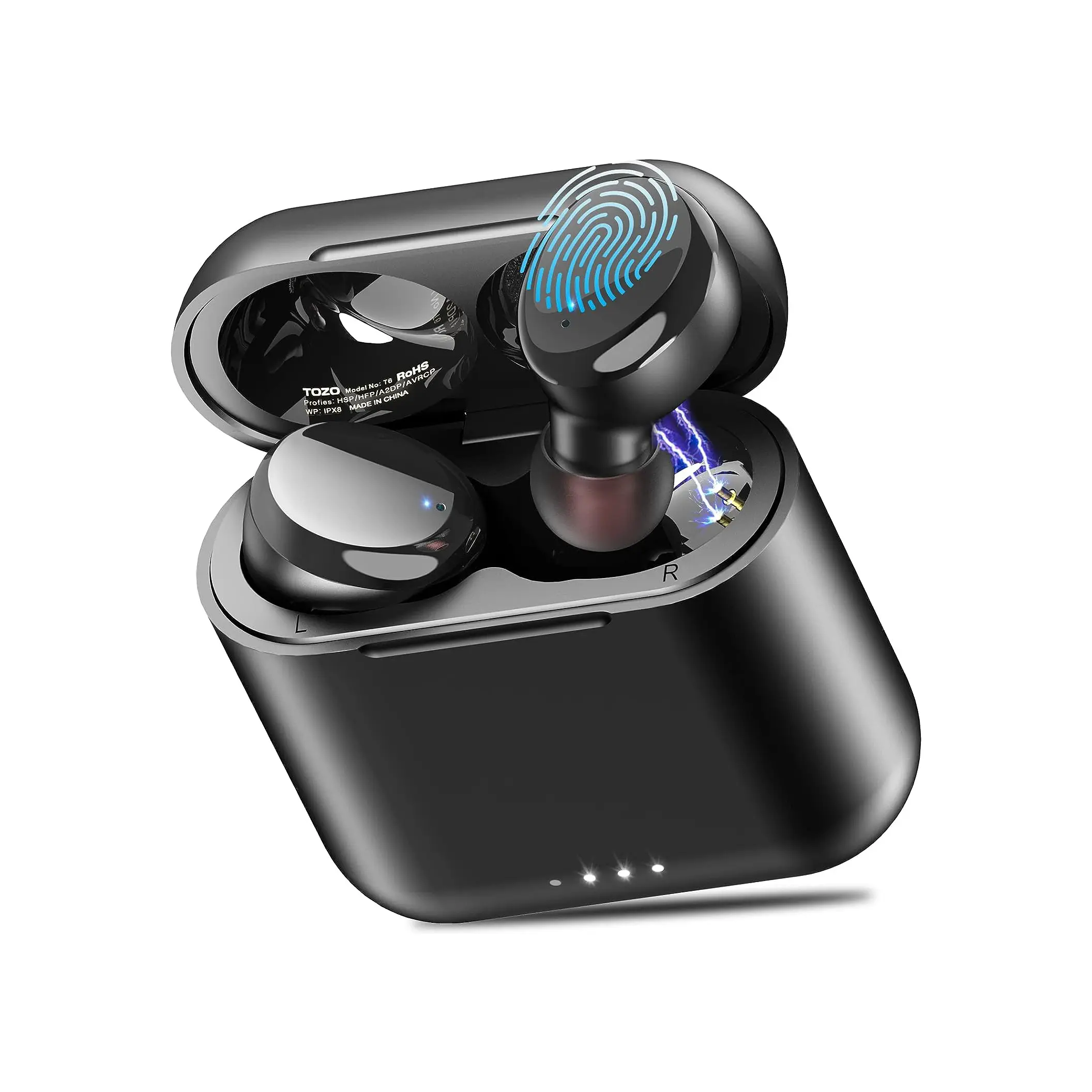 TOZO T6 Ergonomic with APP Edition(2024) True Wireless Earbuds IPX8 Waterproof Audio Headphone Electronic Headset mini earbuds mini headphones FathersDayGift
