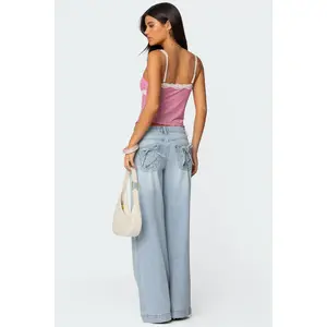 Sidonie Low Rise Baggy Jeans