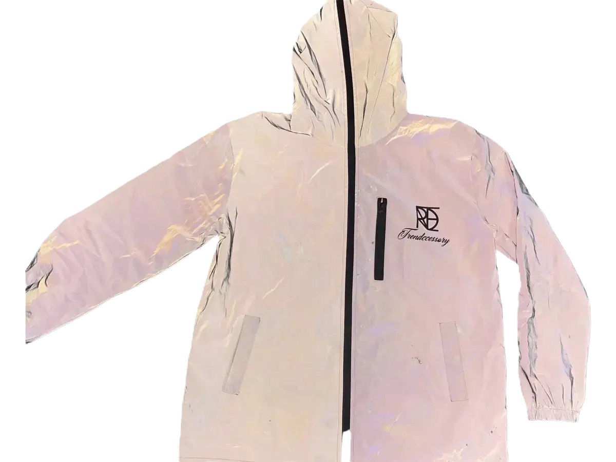 Trendccessory Reflective Jacket - Lightweight Polyester Jacket comfortable for everyday Wear.