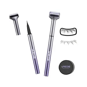 Unicos Lower Eyelash Stamp, 2-in-1 Eyeliner makeup tool for eyelash, Waterproof & Smudge-Proof Ink, Natural Look for Beginners Makeup Tool - Lash Extensions,Cosmetic
