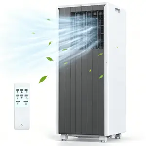 Garvee 8000 BTU Portable Air Conditioner, Compact Unit with Cooling, Dehumidifier, Fan and Sleep Mode, Energy Efficient AC with Remote & 24H Timer, Perfect for Rooms Up to 350 Sq.