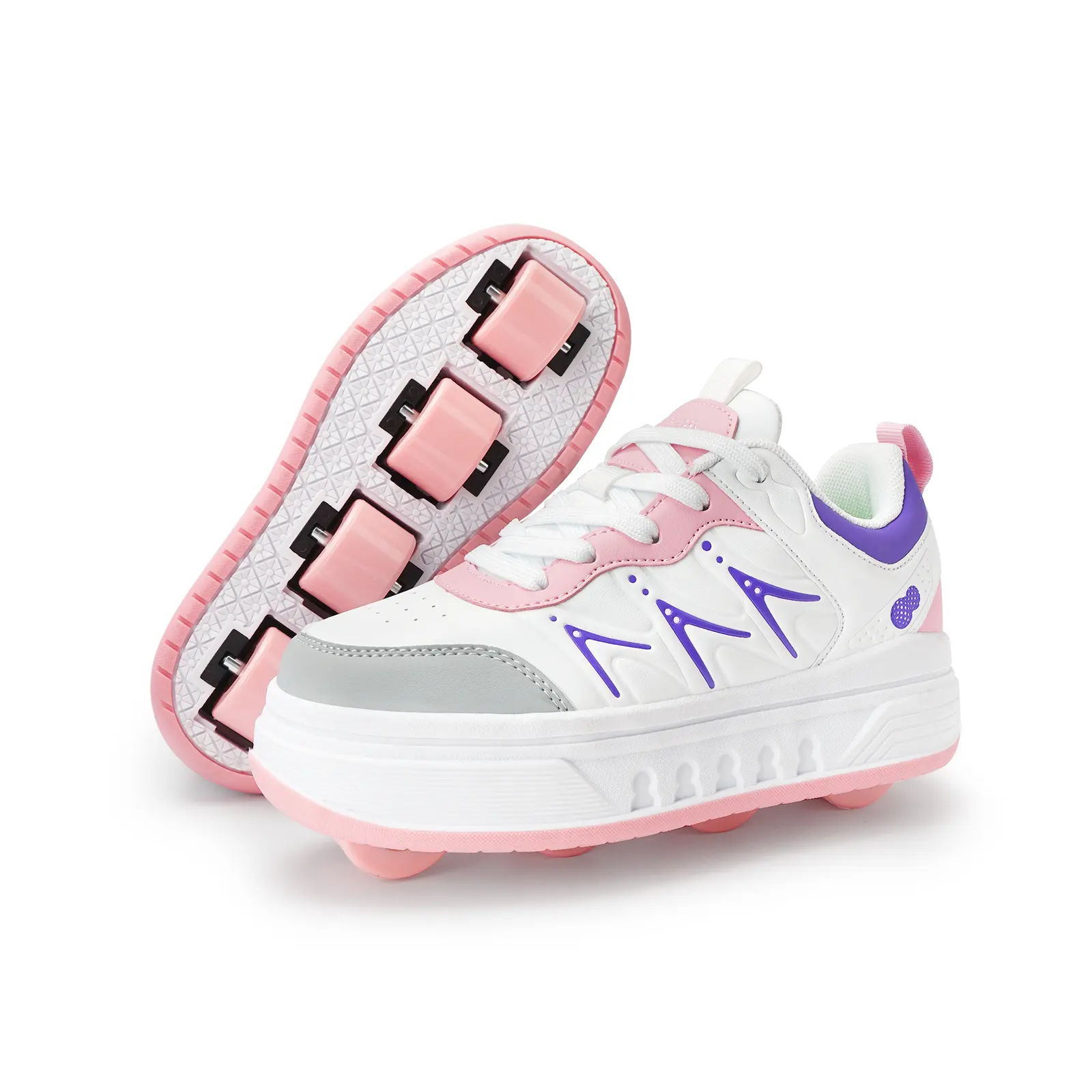PAIROBIN Inline Roller Skate Shoes for Girls, Indoor & Outdoor Use Inline Skates for Birthday Party
