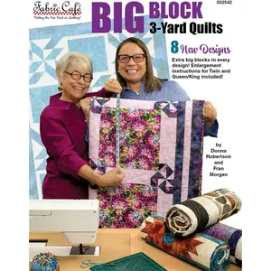 Cafe Big Block 3-Yard Quilts - 8 Easy Quilt Patterns with Large Blocks to  Your Favorite s - Quick, Beginner-Friendly, 3 Size Options -  & Fun Quilt Book