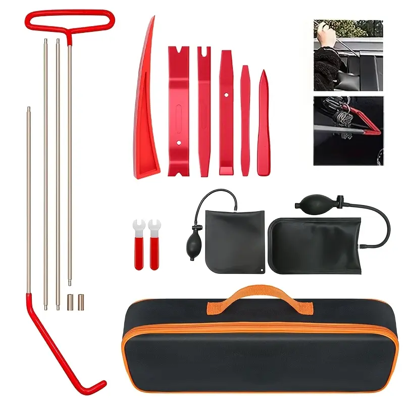 Car Repair Tool Kit for Vehicle,21pcs/set Emergency Tool with Carrying Bag,Portable Automotive Repair Tool Kit for Cars & Trucks, Holder, Car Accessories