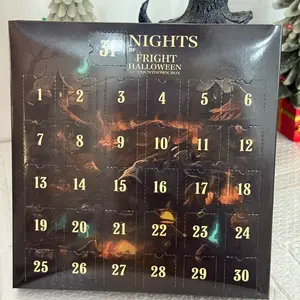 New Halloween 31 Nights of Fright Countdown Blind Box and Figurine Gift Sealed Hobby Box Collectible Box