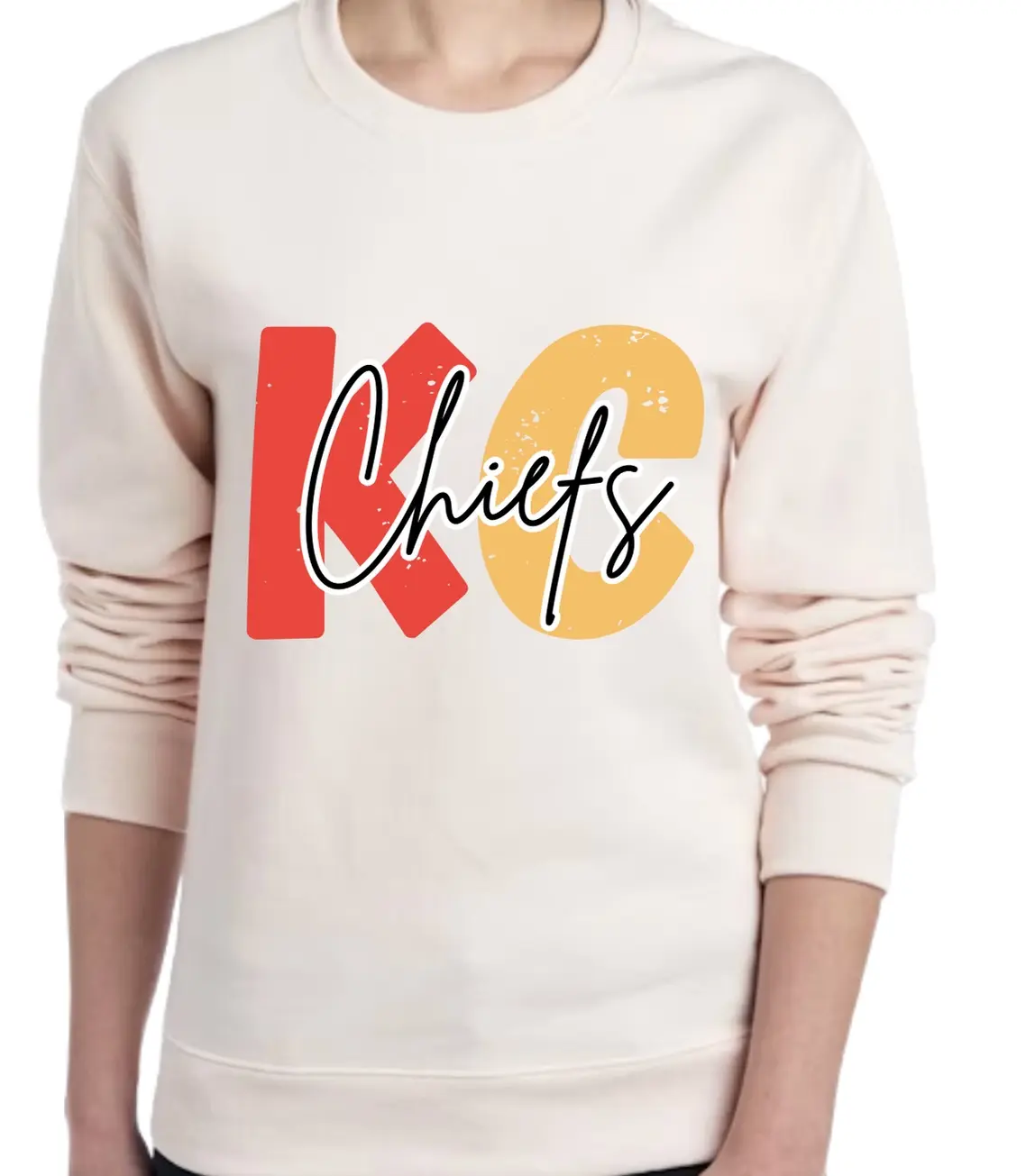 KC Chiefs women's sweatshirt