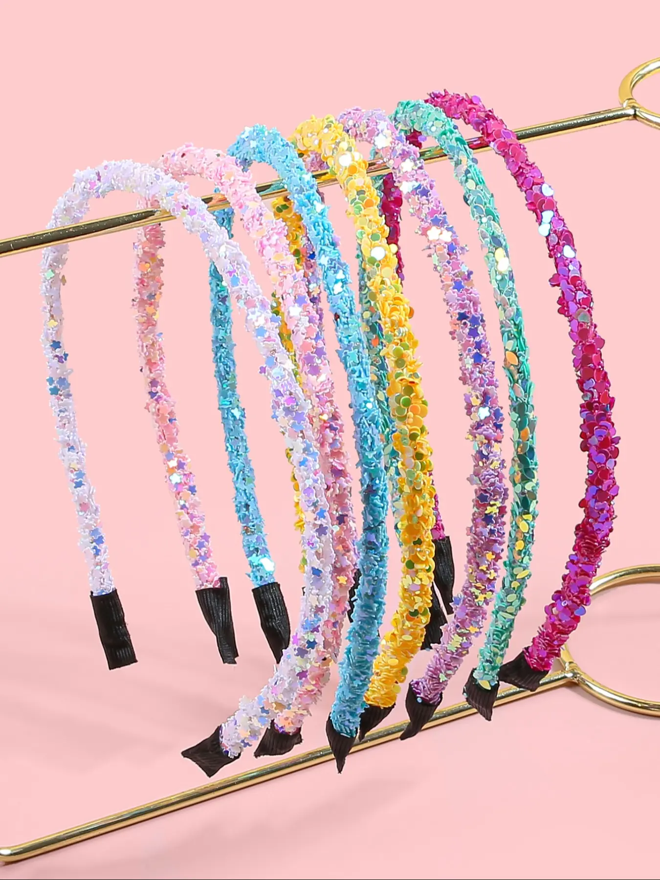 Set of 7 Elegant Soft Tube Hairbands, Sweet and Fresh Design, Perfect for Beach Parties, Daily Wear, Gift Idea, Headband Set
