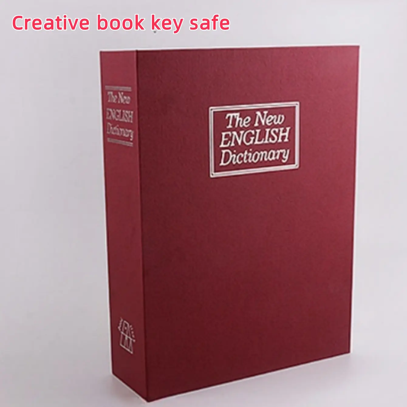 Amazonbasics Book Shape Safe with Key Lock, Creative Hidden Book Safe for Home Use, and Rose Flower Designs Available, Vault Safe Box, Security Safe Box, Hidden Safebox