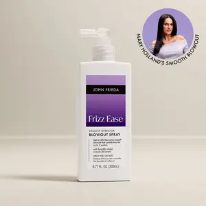 Mary Holland's John Frieda Smooth Operator Blowout Spray, Anti-Humidity, Hair Gloss, Heat Protection Spray for Hair, 6.77 Fl Oz