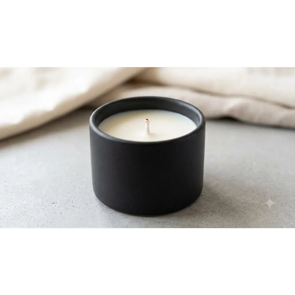 Black Cherry Aroma Candle, 4 oz Home Decor Candle for Living Room Relaxation