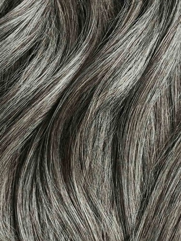 16" Light Gray Scalp Hair Fill-Ins (40g)