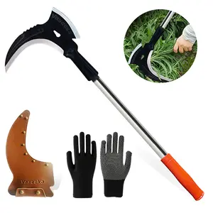 Heavy Duty Garden Maintenance Tool Set for Branch Vine Shrub Trimming with Protective Gloves