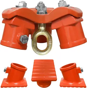 2 Ton / 4400 Lbs Tripod Set, Heavy Duty Tripod Head,Base Set with 360° Rotating Ring & Anti-Slip Base, Lifting Tripod for Hoist, Puller, Engine Removal, Construction