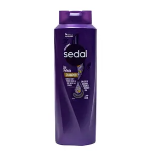 Sedal Liso Perfecto Anti-Frizz Cleansing Shampoo, 620 mL Liquid Haircare Cleanser with Macadamia Oil, Vitamin C, Silk Protein for Smooth, Strong Hair, Anti Frizz Formula