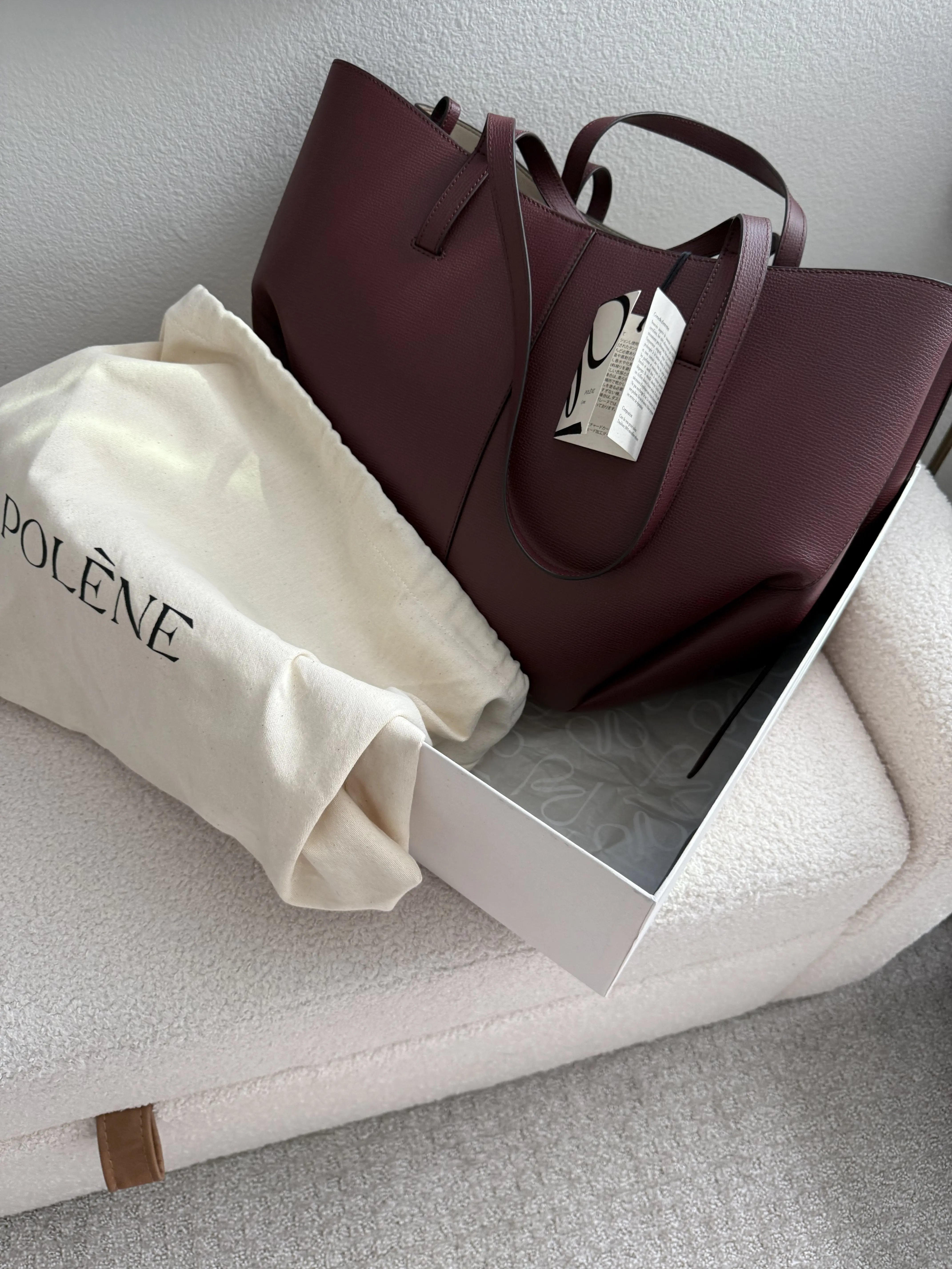 Pre-owned polene leather Tote Bags Cyme Lg