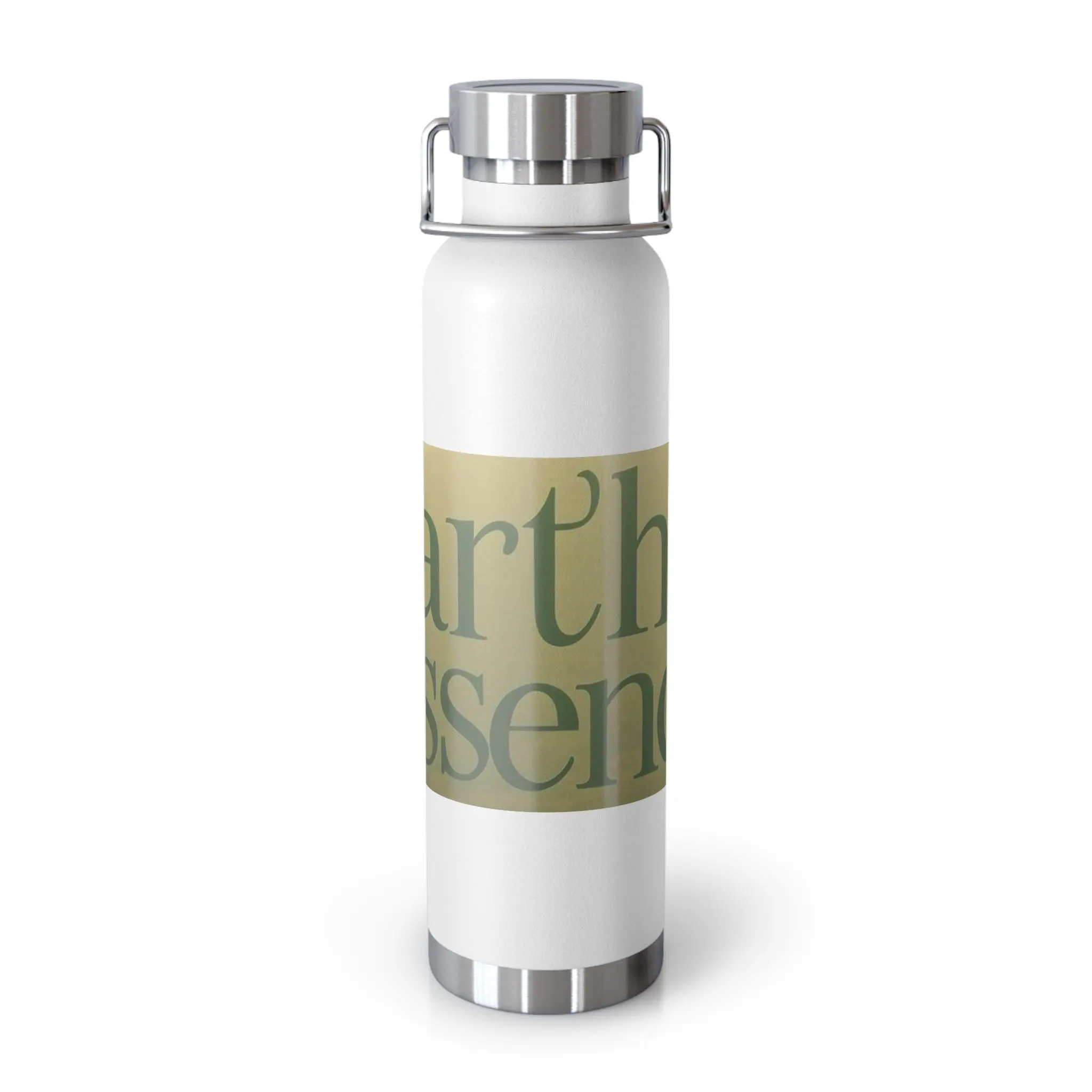 Copper Insulated Water Bottle, Eco-Friendly Hydration, Earthly Essence 22oz Flask, Sustainable Gift, Reusable Travel Bottle, Outdoor Adventure